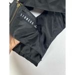 LIONESS Supernatural Black Quilted Cropped Top M Photo 7