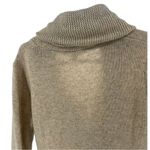 Boston Proper  scarf neck sweater dress medium wool blend lambswool neutral Photo 4