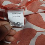 Rustty Dusty Printed Notched Long Sleeve Maxi‎ Dress Size 1XL Orange Photo 12