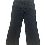 Joie  EUC Black Wide Leg Cuffed Y2K Jeans Sz 4 Photo 0