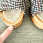 Veronica Beard  Hannalee Wood Platform Sandal in Multi Houndstooth- Size 8 Photo 10