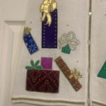 Holiday Time Christmas Knit Off White Small Vest. 2686 Photo 2