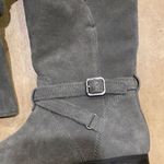 UGG  Koolaburra Grey Suede Moto Boots Photo 1