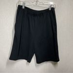 Blair  Black Cotton Knit Long Shirts in Size Medium Elastic Waist Pull on Photo 0