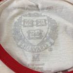 None HARVARD UNIVERSITY Cropped Ringer Tee Ivory/Red Multi-Medium Photo 2