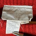 Vtg Regency Collection For Joyce Womens Sweater Sz M Red Black Abstract Sequin Size M Photo 3