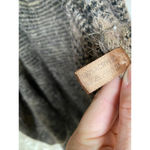 Leopard Print Waterfall Cardigan Vest Open Front Boho Buttery Soft M/L Festival Black Size M Photo 6