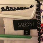 SALONI Sonia Long Dress in Floral Lace Detail Size 0 US or 4 UK Silk Maxi Ruffle Photo 4