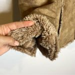 Gloria Vanderbilt Women’s Brown Faux Fur Coat Vintage Mob Wife Glam Size Medium Photo 5