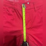 Loft Women’s red Ann Taylor modern skinny size size 31/12 Photo 4
