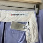 Another Tomorrow Lilac Purple Merino Wool Straight Leg Classic Trouser Pants 10 Photo 8