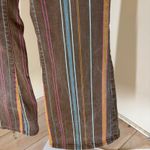 Judy Blue  EUC Women's Plus Brown Vertical Striped Flare Jeans Boho Retro 20W Photo 4