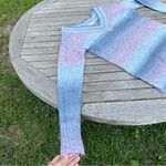 a.n.a Sweater Blue Pink Cotton Candy Ombre Striped Knit size‎ small a new approach  Photo 3