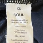 Soul Women's Black Scoop Neck Strappy Back Pullover Athletic Yoga Sports Bra XS Photo 3