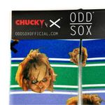 Odd Sox Chucky Child’s Play Crew Socks Mens Womens 80s Horror Movie Novelty Gift Photo 1