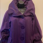 Design Todays Purple Coat with Large Buttons size Large Photo 1