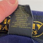 Piccadilly Fashions Vintage Yacht Club Striped Short Sleeve Cropped Top EUC OS Blue Size M Photo 4