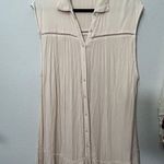 Free People NEW Pretty Cozy Maxi Dress Oversized Size Small Ecru Sleeveless Boho Photo 7