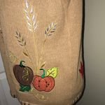 Holiday Editions small fall leaves harvest vest Tan Photo 2