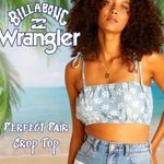 Billabong x Wrangler Perfect Pair Floral Print Crop Top NWOT Photo 3