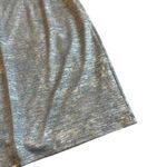 Aidan Mattox Silver Mini Dress Deep V Photo 8