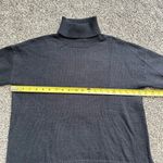 Saks 5th Avenue Saks Fifth Avenue dark gray turtleneck knit sweater size S Photo 7