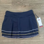 FILA ‎ Backspin Flounce Tiered Mini Tennis Skort - Size XL - Navy - NWT Photo 2