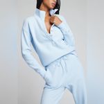 Negative Underwear Waffle Knit Pullover in Glacier, Size Small Photo 1