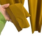 Athleta Brooklyn Ankle Tapered Leg Ribbed Textured Joggers Pant Brass Yellow 16 Photo 5