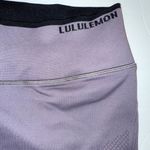 Lululemon Leggings Womens Iconic Sweat Tight Purple Gym Athletic Ankle Pants 10 Photo 8