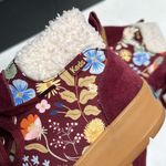 Keds Women's Tahoe Rifle Paper Co. Sneaker Burgundy Suede Boot New in Box Size 8 Photo 4