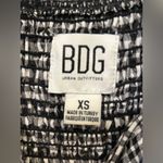 BDG Black and White Ruffle Plaid Jumpsuit Size XS Photo 3