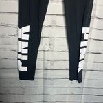 PINK - Victoria's Secret Victoria’s Secret Pink-Logo Black Leggings M Y2K Athleisure Sport Streetwear Y2K Photo 3