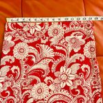 Red & white paisley skirt. Photo 10