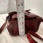 Patricia Nash  Lari Oxblood Red Leather Crossbody Satchel Purse Photo 3