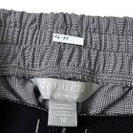 Athleta  Black/Gray Plaid Brooklyn Ankle Pants Women's Size 10 | 26-43 Photo 4