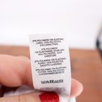 ASOS DESIGN Leopard Print Rib High Leg Thong Bikini Top US Size 4 UK 8 Brown Photo 2