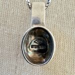 Judith Jack Sterling Marcasite Oval Pendant necklace Photo 4