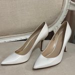 Nine West White Leather Martinar Pump Photo 1