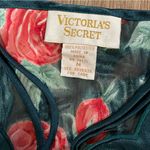 Victoria's Secret  Gold Label Floral Teddy Lingerie Bodysuit Ruffle Size M Vintage Photo 3