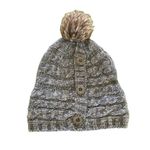 Gray Cable Knit Scarf Hat Set Winter Snow Snowboarding Ski Photo 1