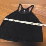 Free People NEW  Movement Happiness Runs Crop Tank with logo washed black sze M/L Photo 5