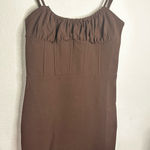 Tic Toc  Brown Milkmaid Corset Bodycon Mini Dress Photo 0