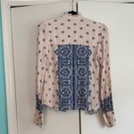 Free People Handkerchief Print Button-Up Blouse | Size S/P | Boho Western Photo 6