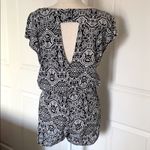 Ambiance Apparel Aztec Romper! Black Size L Photo 1
