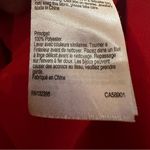 Karen Millen  Wrap Front Romper Playsuit Size 4 Red Short Sleeve Tailored Chic Photo 12