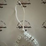 Handmade Cell Phone Charm Strap Clear Glass Beads New Photo 2