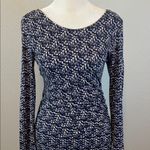 Seraphine Geometric Print Faux Wrap Maternity Dress Size 4 NWT Purple Photo 1