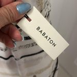 Babaton Aritzia  Slit Wrap Dress Light Cream/Nude NWT Photo 8