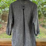 Earth Song Women's Grey 100% Linen Lightweight Jacket Size M Gray Size M Photo 1